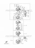 CARBURETOR 1 for Yamaha F80 2001