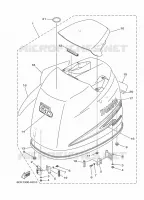 TOP COWLING for Yamaha F80 2011
