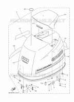 TOP COWLING for Yamaha F80 2012