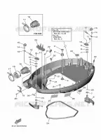 BOTTOM COWLING 1 for Yamaha F80 2017