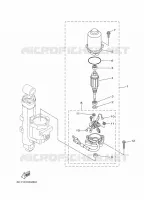 POWER TILT ASSEMBLY 2 for Yamaha T50 2009