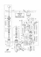 POWER TILT ASSEMBLY 1 for Yamaha T50 2009