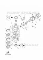 CRANKSHAFT / PISTON for Yamaha FT50 2015
