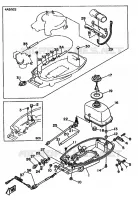 BOTTOM COWLING for Yamaha 5 1996
