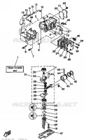 CYLINDER / CRANKCASE for Yamaha 5 1996