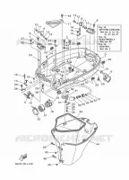 BOTTOM COVER for Yamaha F115 2012
