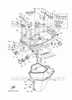 BOTTOM COVER for Yamaha FL115 2012