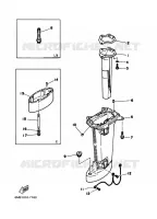 UPPER CASING for Yamaha 6 2002