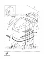 FAIRING UPPER for Yamaha 175 2000