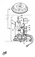 MAGNETO for Yamaha 6 1986