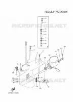 PROPELLER HOUSING AND TRANSMISSION 2 for Yamaha F150 2011