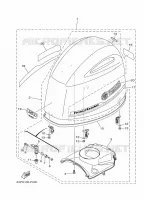FAIRING UPPER for Yamaha F150 2016