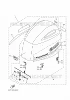 FAIRING UPPER for Yamaha F150 2017