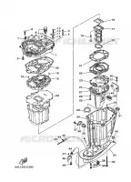 CASING for Yamaha F200 2007