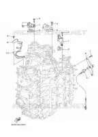 CYLINDER AND CRANKCASE 3 for Yamaha F225 2017