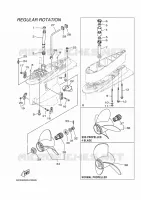 PROPELLER HOUSING AND TRANSMISSION 2 for Yamaha F225 2017