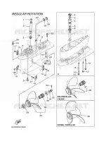 PROPELLER HOUSING AND TRANSMISSION 2 for Yamaha F250 2018
