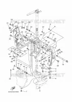 FRONT FAIRING BRACKET for Yamaha F250 2017