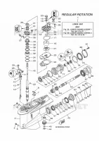 PROPELLER HOUSING AND TRANSMISSION 1 for Yamaha F250 2017