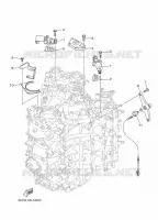 CYLINDER AND CRANKCASE 3 for Yamaha F250 2017