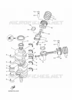 CRANKSHAFT / PISTON for Yamaha F350 2019