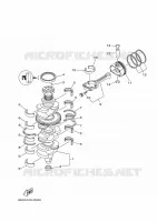 CRANKSHAFT / PISTON for Yamaha LF150 2017