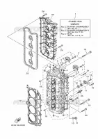 CYLINDER / CRANKCASE 2 for Yamaha LF150 2017