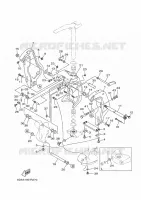 FRONT FAIRING BRACKET for Yamaha LF150 2017