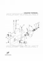 PROPELLER HOUSING AND TRANSMISSION 4 for Yamaha LF150 2017