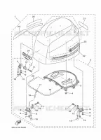 FAIRING UPPER for Yamaha FL200 2014