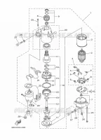 STARTER MOTOR for Yamaha FL200 2014