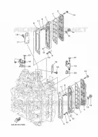 CYLINDER AND CRANKCASE 3 for Yamaha FL200 2019