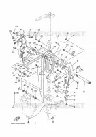 FRONT FAIRING BRACKET for Yamaha FL200 2017