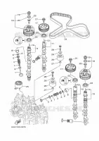 VALVE for Yamaha FL200 2017