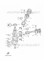 CRANKSHAFT / PISTON for Yamaha FL200 2015
