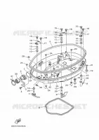 BOTTOM COVER 1 for Yamaha LF200 2019