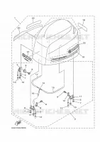 FAIRING UPPER for Yamaha FL225 2018
