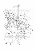 FRONT FAIRING BRACKET for Yamaha FL225 2018