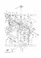 FRONT FAIRING BRACKET for Yamaha FL225 2018