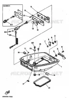 BOTTOM COVER for Yamaha 8 1997