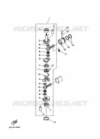 CRANKSHAFT / PISTON for Yamaha 8 1997