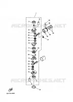 CRANKSHAFT / PISTON for Yamaha 8 1997