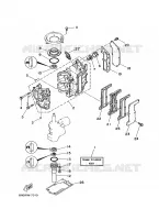 CYLINDER / CRANKCASE for Yamaha 8 1997