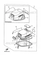 FAIRING UPPER for Yamaha 8 1997