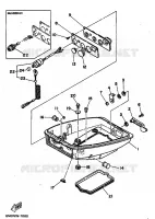 BOTTOM COVER for Yamaha 8 1997