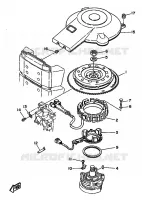 MAGNETO for Yamaha L200 1991
