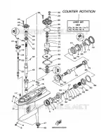 LOWER CASING & DRIVE 3 for Yamaha LZ200 2006