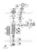 CRANKSHAFT / PISTON for Yamaha LZ200 2004