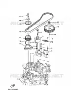 FUEL PUMP DRIVE GEAR for Yamaha LZ200 2004