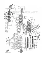 CYLINDER / CRANKCASE 2 for Yamaha Z175 2006